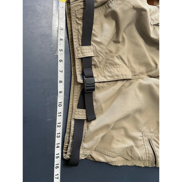 Columbia Mens Cargo Shorts Sz 32 Nylon Quick Dry Belt Hiking Outdoors Gorpcore - Picture 7 of 10
